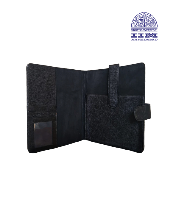 PLANNER BLACK LEATHER
